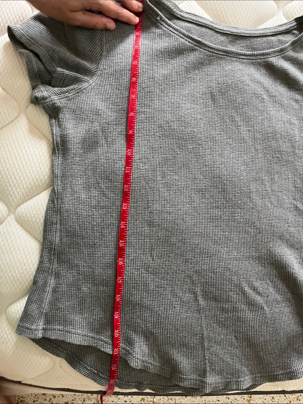 Waffle Knit Tee lululemon athletica love crew
Gray Short Sleeve Top - Picture 6 of 7